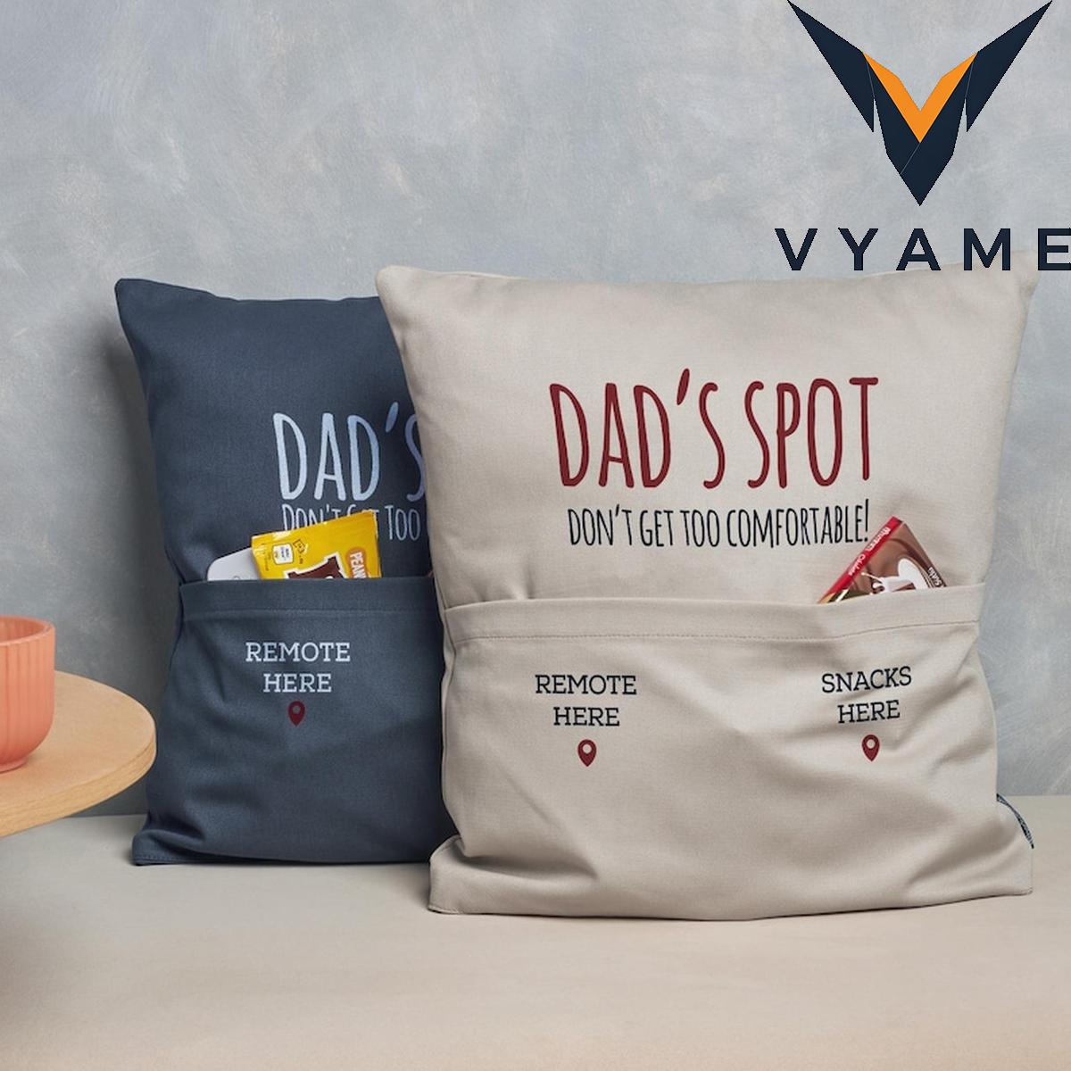 Custom Throw Pillow for Dad, Happy Father’s Day Gift Custom Throw Pillow for Dad, Happy Father’s Day Gift