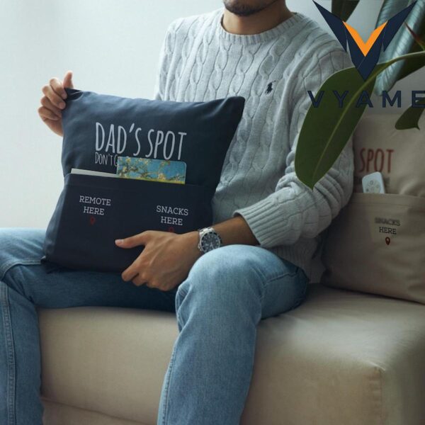 Custom Throw Pillow for Dad, Happy Father’s Day Gift