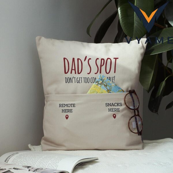 Custom Throw Pillow for Dad, Happy Father’s Day Gift