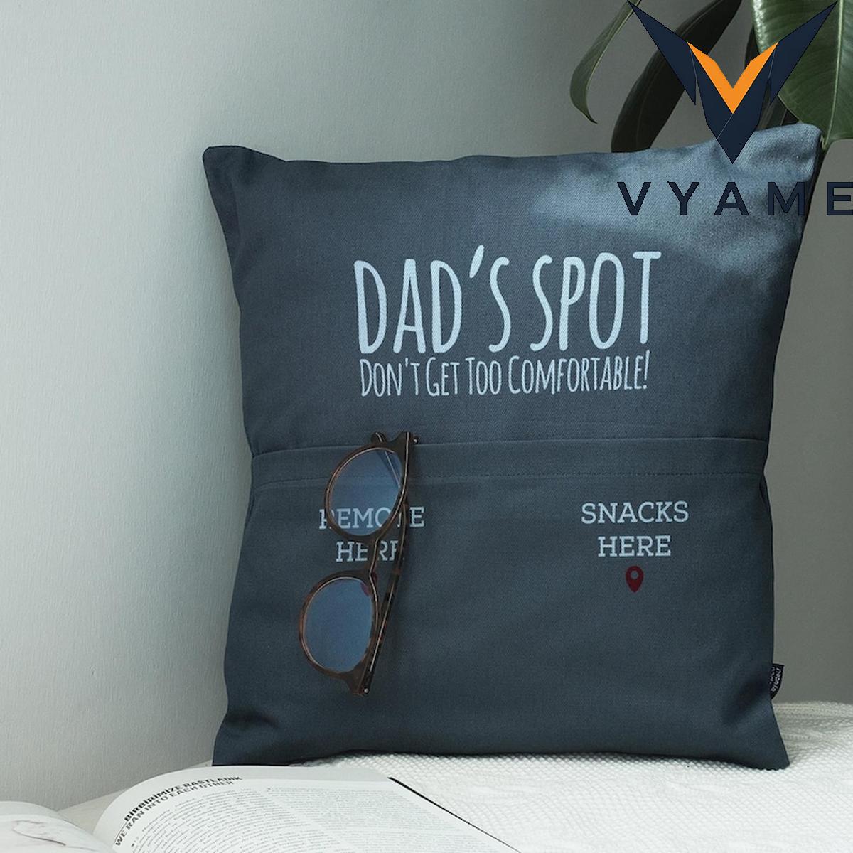 Custom Throw Pillow for Dad, Happy Father’s Day Gift Custom Throw Pillow for Dad, Happy Father’s Day Gift