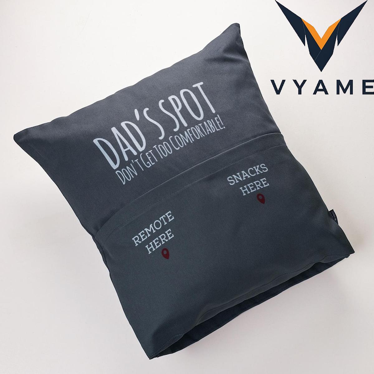 Custom Throw Pillow for Dad, Happy Father’s Day Gift Custom Throw Pillow for Dad, Happy Father’s Day Gift
