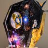 Handmade Astronaut & Earth Resin Lamp | 3D Space Scene Night Light