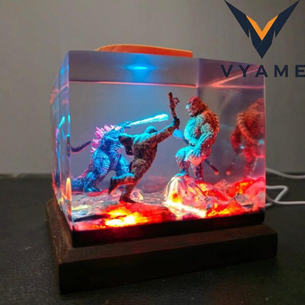 Monster Resin Night Light (Atomic Breath Diorama)
