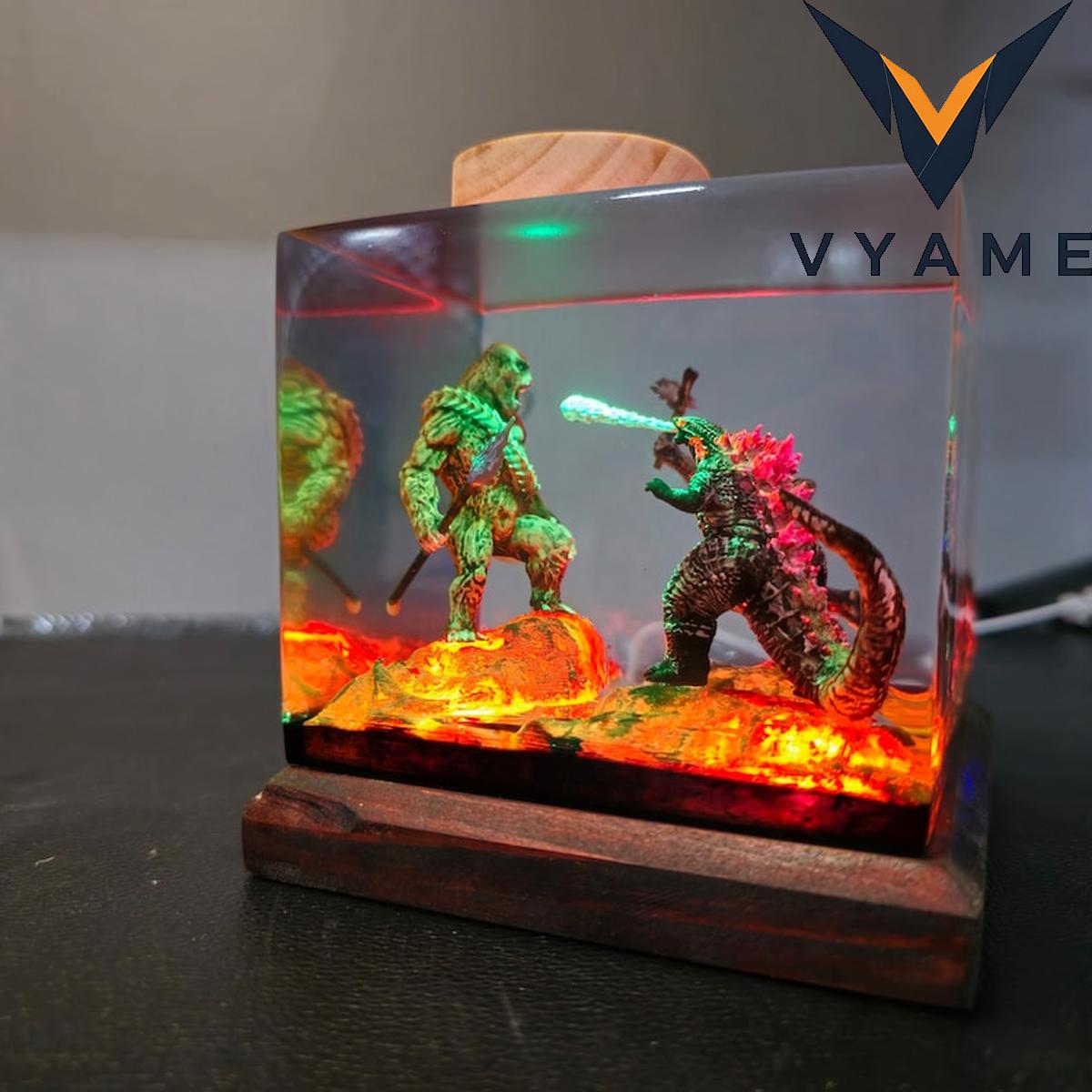 Monster Resin Night Light (Atomic Breath Diorama) Monster Resin Night Light (Atomic Breath Diorama)