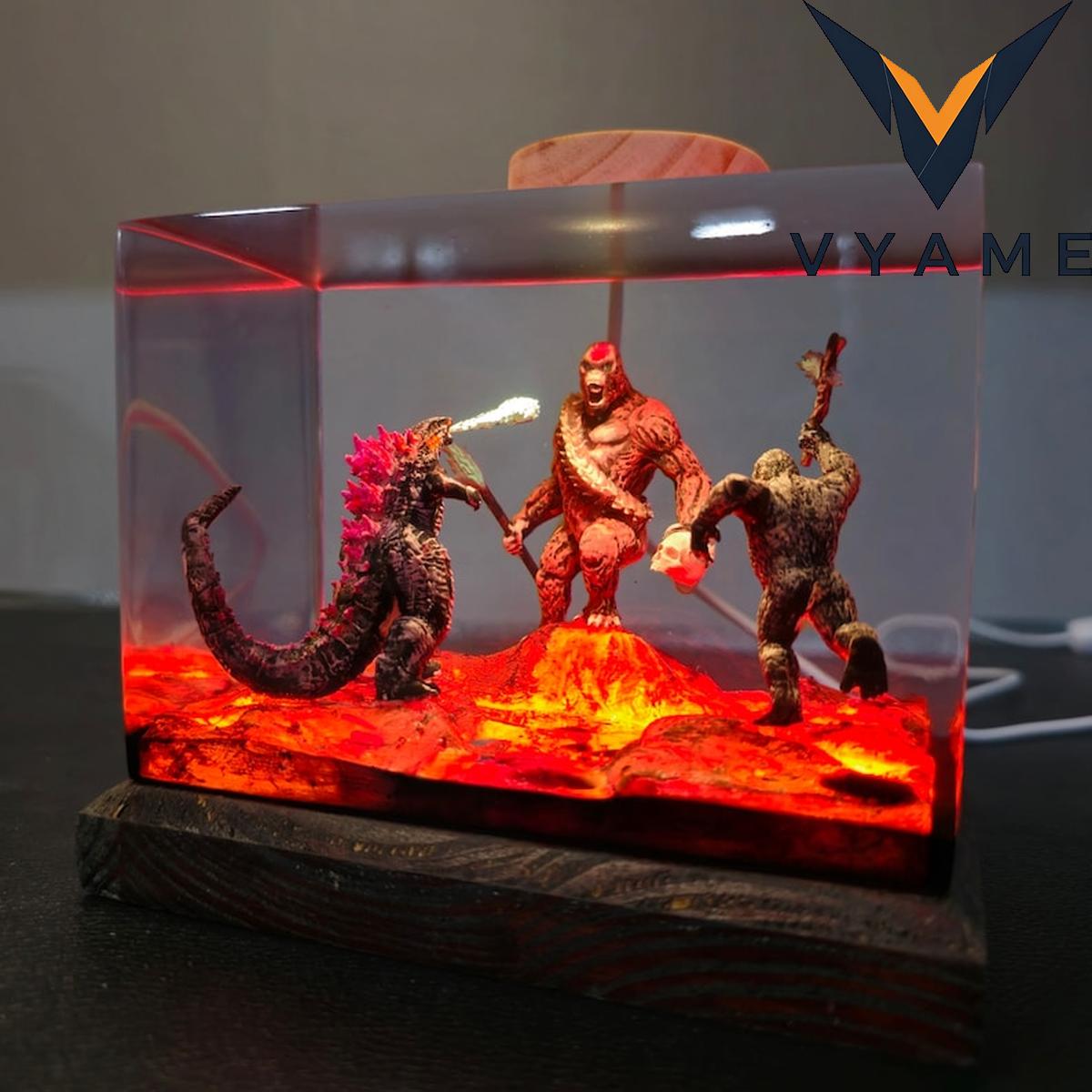 Monster Resin Night Light (Atomic Breath Diorama) Monster Resin Night Light (Atomic Breath Diorama)