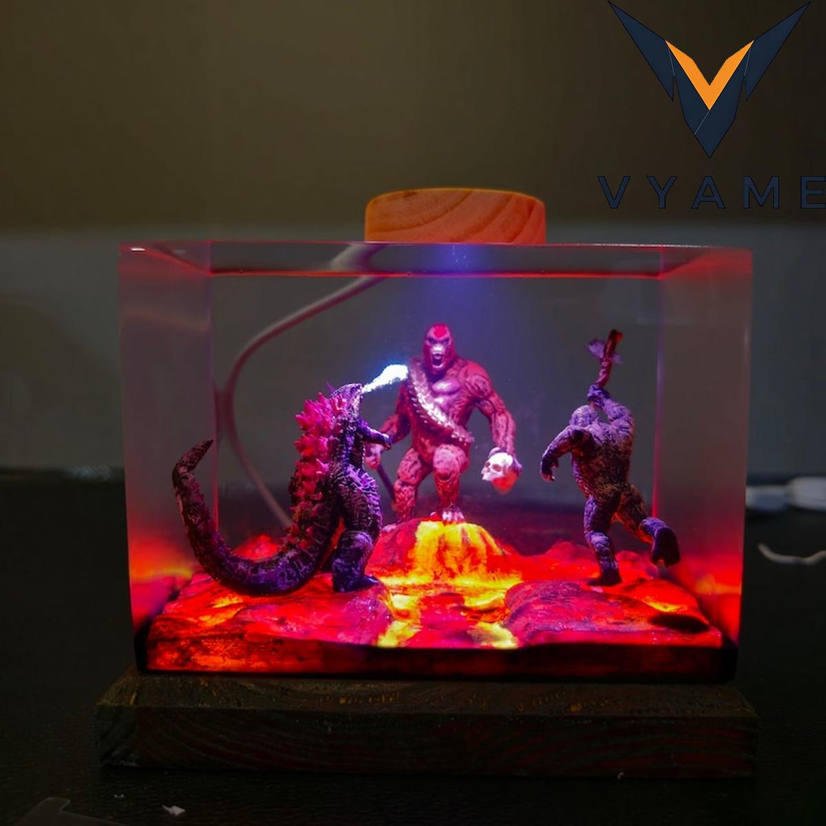 Monster Resin Night Light (Atomic Breath Diorama) Monster Resin Night Light (Atomic Breath Diorama)