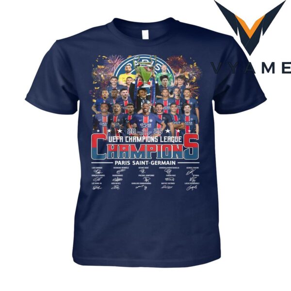 Paris Saint-Germain Champions League Victory T-Shirt