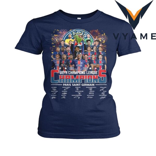 Paris Saint-Germain Champions League Victory T-Shirt
