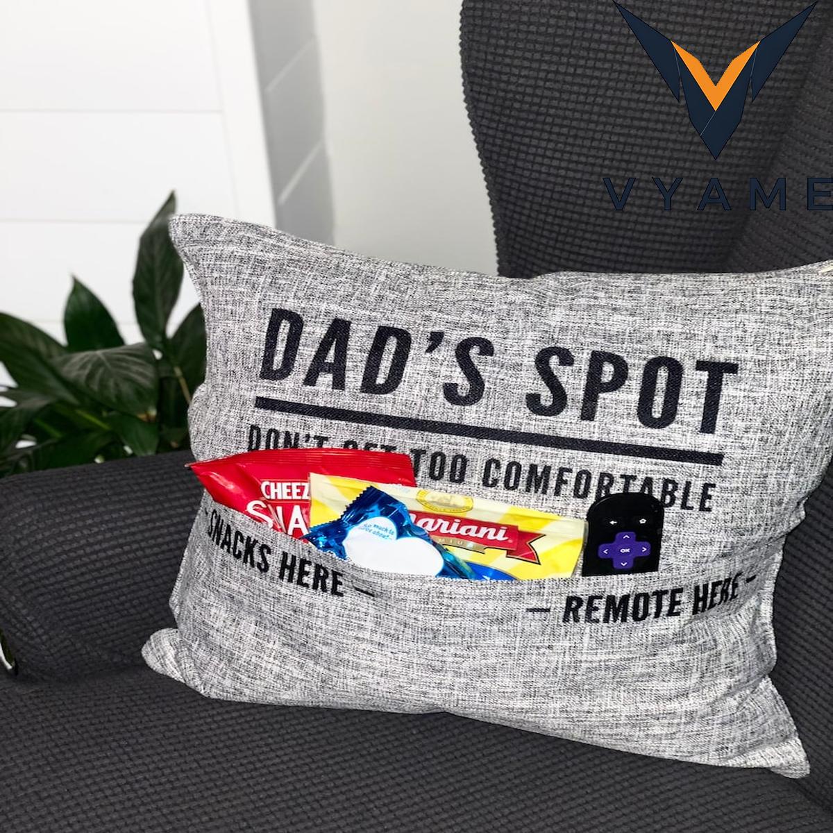 Personalized Pocket Pillow Cover For Dad Personalized Pocket Pillow Cover For Dad