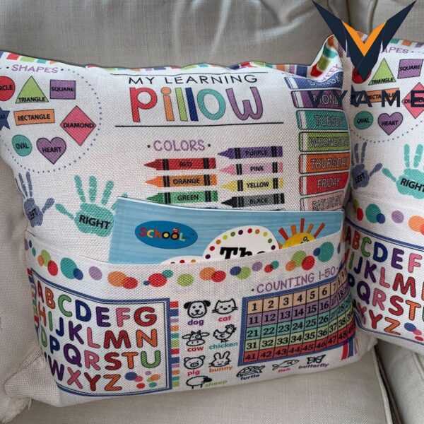 Personalized Pocket Reading Pillow – Custom Kids Book Pillow & Baby Shower Gift