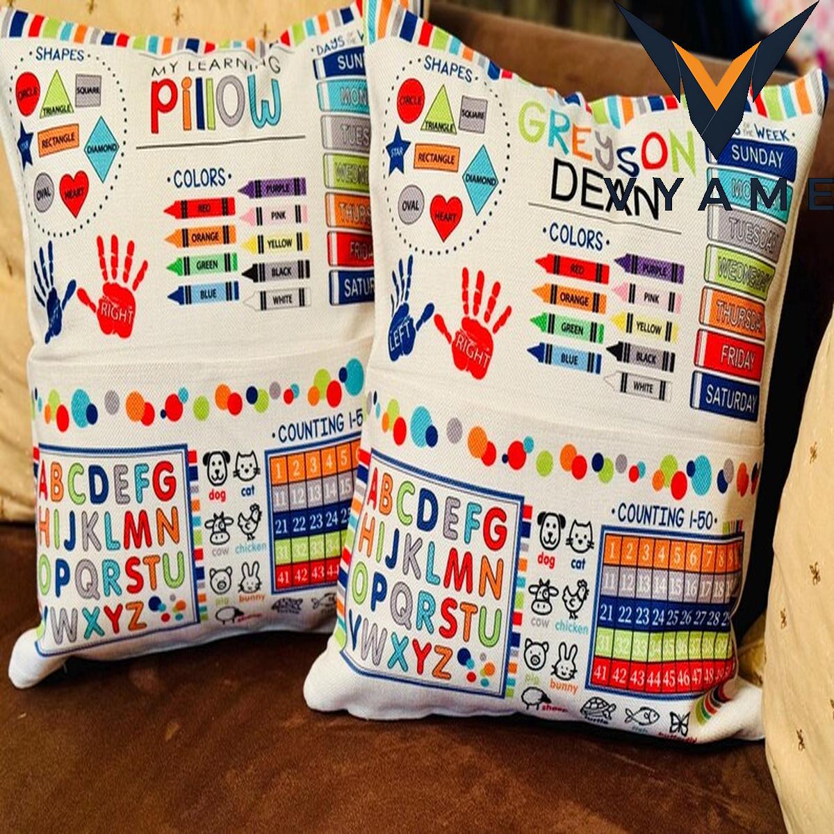 Personalized Pocket Reading Pillow - Custom Kids Book Pillow & Baby Shower Gift Personalized Pocket Reading Pillow - Custom Kids Book Pillow & Baby Shower Gift
