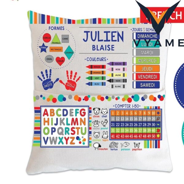 Personalized Pocket Reading Pillow – Custom Kids Book Pillow & Baby Shower Gift