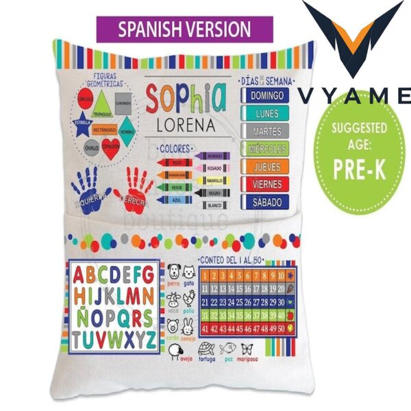 Personalized Pocket Reading Pillow – Custom Kids Book Pillow & Baby Shower Gift