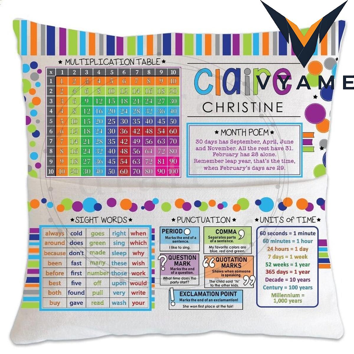 Personalized Pocket Reading Pillow - Custom Kids Book Pillow & Baby Shower Gift Personalized Pocket Reading Pillow - Custom Kids Book Pillow & Baby Shower Gift