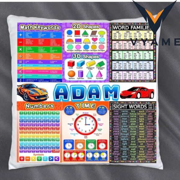 Pocket Reading Pillow for Children – Personalized Baby Shower Gift