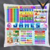 Pocket Reading Pillow for Children Personalized Baby Shower Gift