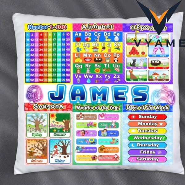 Pocket Reading Pillow for Children – Personalized Baby Shower Gift
