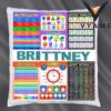 Pocket Reading Pillow for Children Personalized Baby Shower Gift