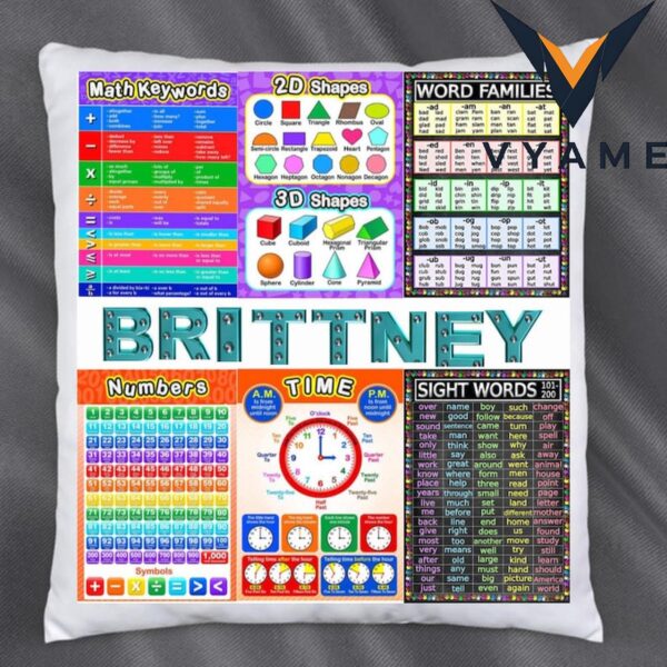 Pocket Reading Pillow for Children – Personalized Baby Shower Gift