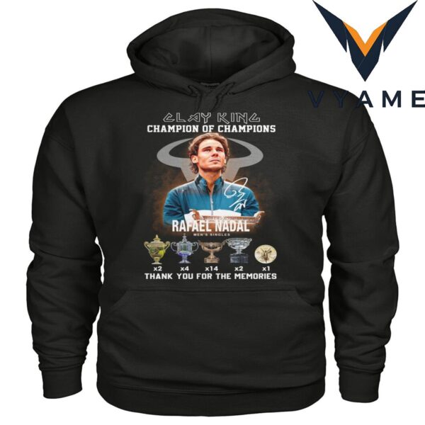 Rafael Nadal “King of Clay” T-Shirt – 14x French Open Champion Commemorative Tennis