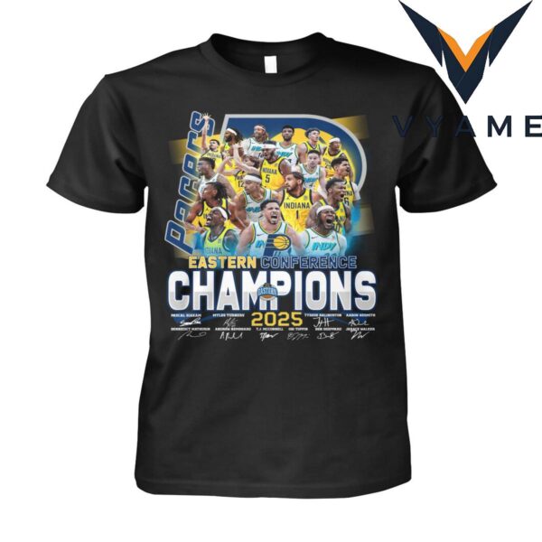 The Indiana Pacers won the 2025 Eastern Conference Championship T-Shirt