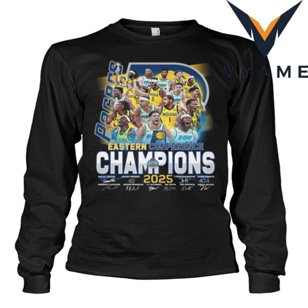 The Indiana Pacers won the 2025 Eastern Conference Championship T-Shirt