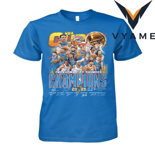 Thunder 2025 Western Conference Champs Shirt