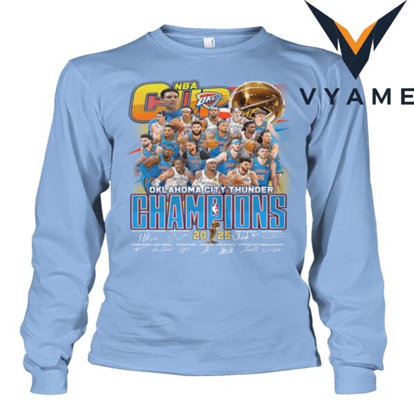 Thunder 2025 Western Conference Champs Shirt