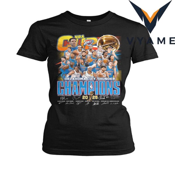 Thunder 2025 Western Conference Champs Shirt