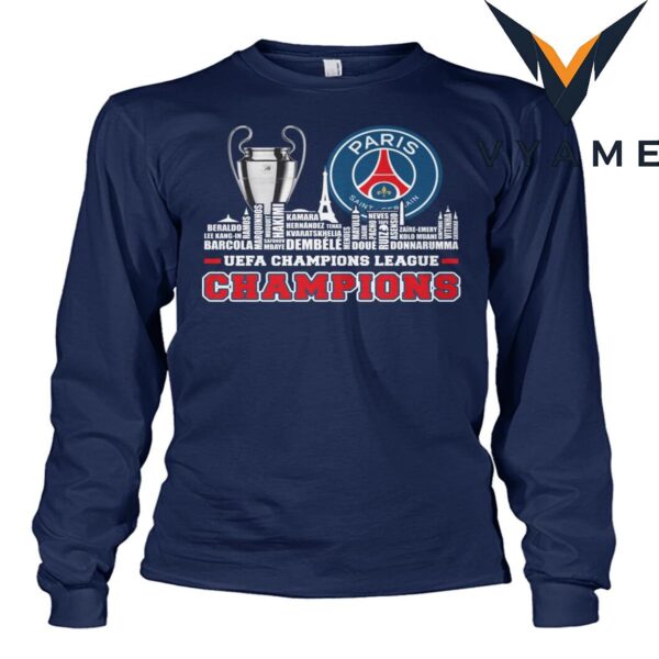 UEFA Champions League 2024-25 Paris Saint T-Shirt
