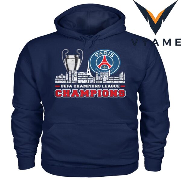 UEFA Champions League 2024-25 Paris Saint T-Shirt
