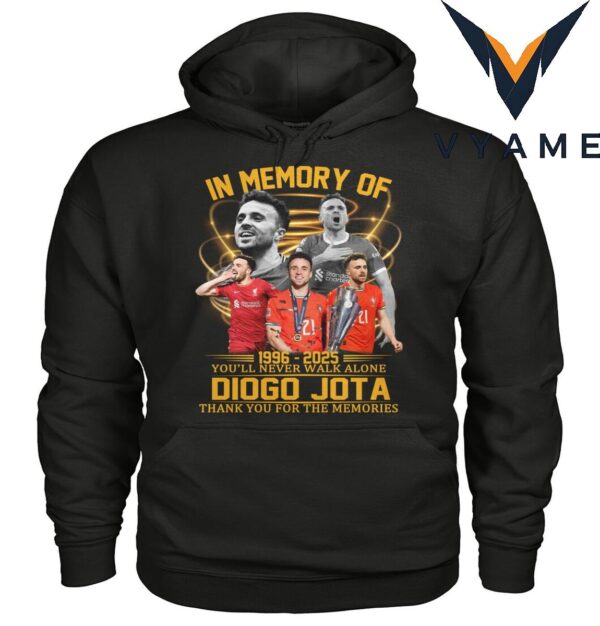 Diogo Jota In Memory You’ll Never Walk Alone 2025 T-Shirt