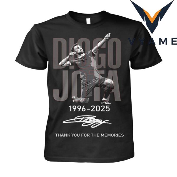 Diogo Jota Liverpool FC Signature Shirt, Thank You For The Memories