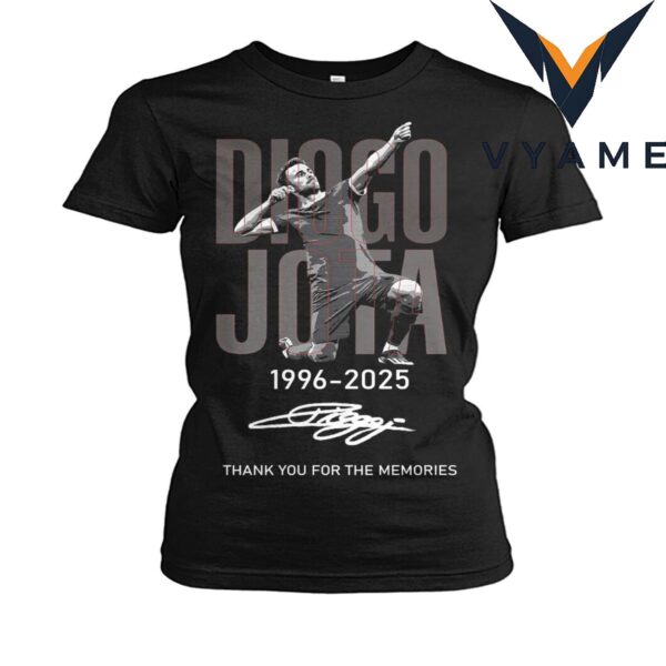 Diogo Jota Liverpool FC Signature Shirt, Thank You For The Memories