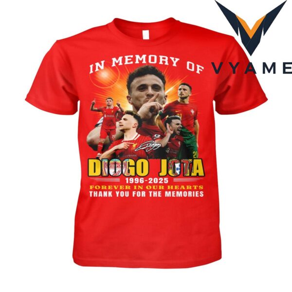 Diogo Jota Liverpool FC Tribute Shirt _ Forever In Our Hearts