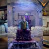 Handmade Epoxy Resin Lamp | Villain Vibes Decor & Gift for Him