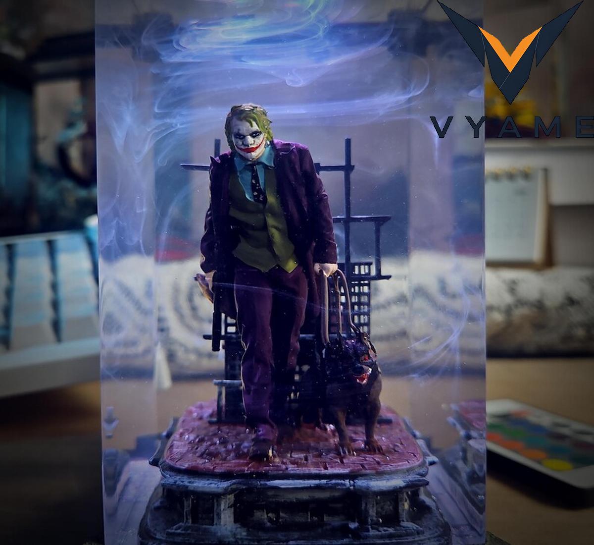 Handmade Epoxy Resin Lamp _ Villain Vibes Decor & Gift for Him Handmade Epoxy Resin Lamp _ Villain Vibes Decor & Gift for Him