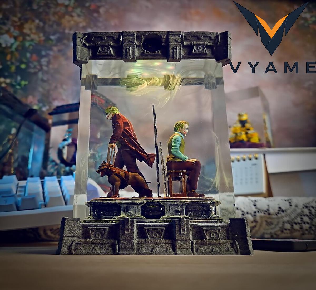 Handmade Epoxy Resin Lamp _ Villain Vibes Decor & Gift for Him Handmade Epoxy Resin Lamp _ Villain Vibes Decor & Gift for Him