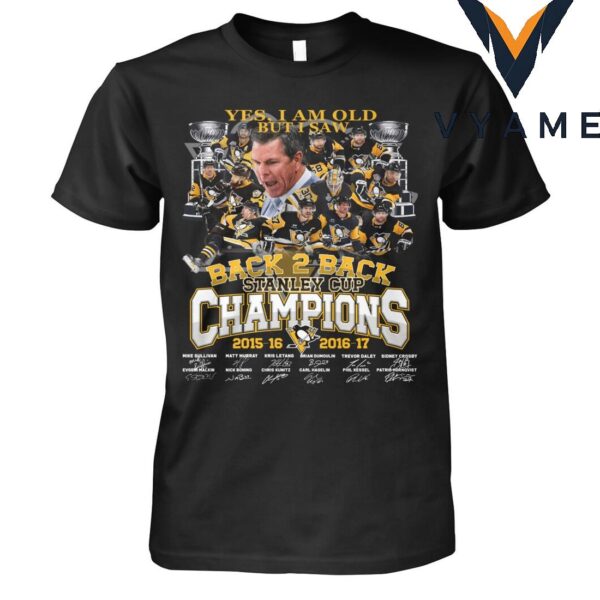 I Saw Pittsburgh Pirates Back 2 Back Stanley Cup Champions Shirt