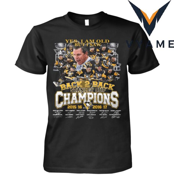 I Saw Pittsburgh Pirates Back 2 Back Stanley Cup Champions Shirt
