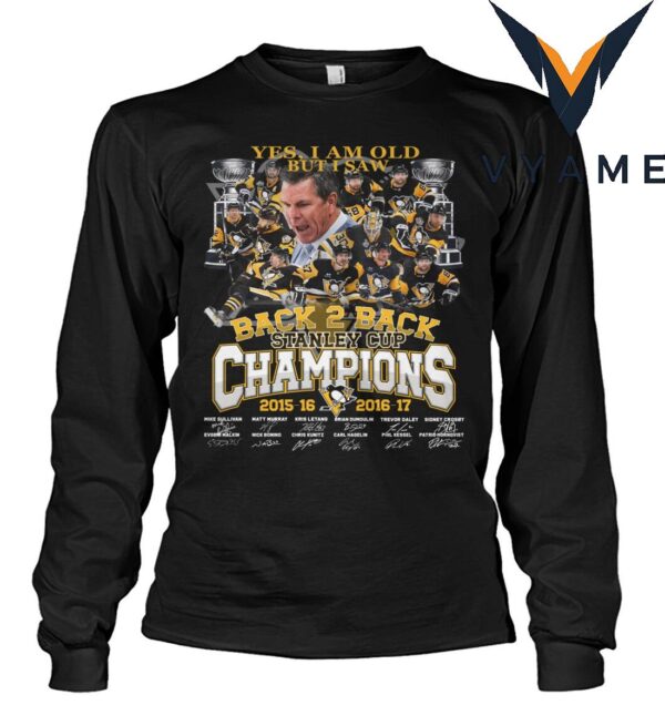 I Saw Pittsburgh Pirates Back 2 Back Stanley Cup Champions Shirt