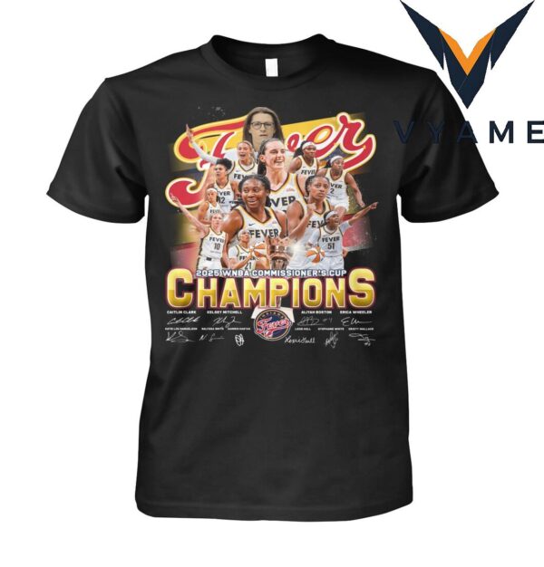 Indiana Fever WNBA 2025 Champions T-Shirt