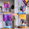 Mini Anime Resin Lamp | Custom Epoxy Night Light for Kids' Decor & Study