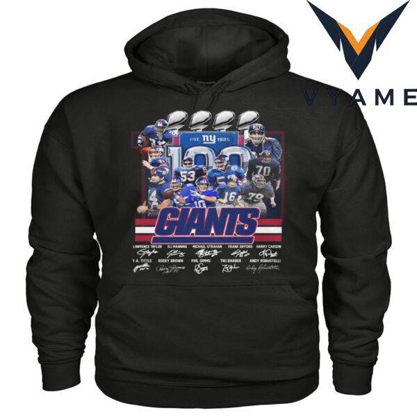 New York Giants 100th Anniversary T-Shirt