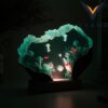 Unique Ocean Resin Lamp, Custom Epoxy Night Light, Handmade Bedside Gift