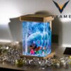 Stitch Diorama Resin Lamp Handmade Blue Epoxy Night Light Unique Lilo & Stitch Gift 2