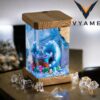 Stitch Diorama Resin Lamp Handmade Blue Epoxy Night Light Unique Lilo & Stitch Gift 3