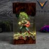 Super Hero Resin Lamp Handmade Wood Epoxy Night Light Unique Comic Book Gift for Him 4